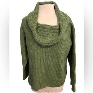 Eileen Fisher Cowl Neck Knit Sweater - Large